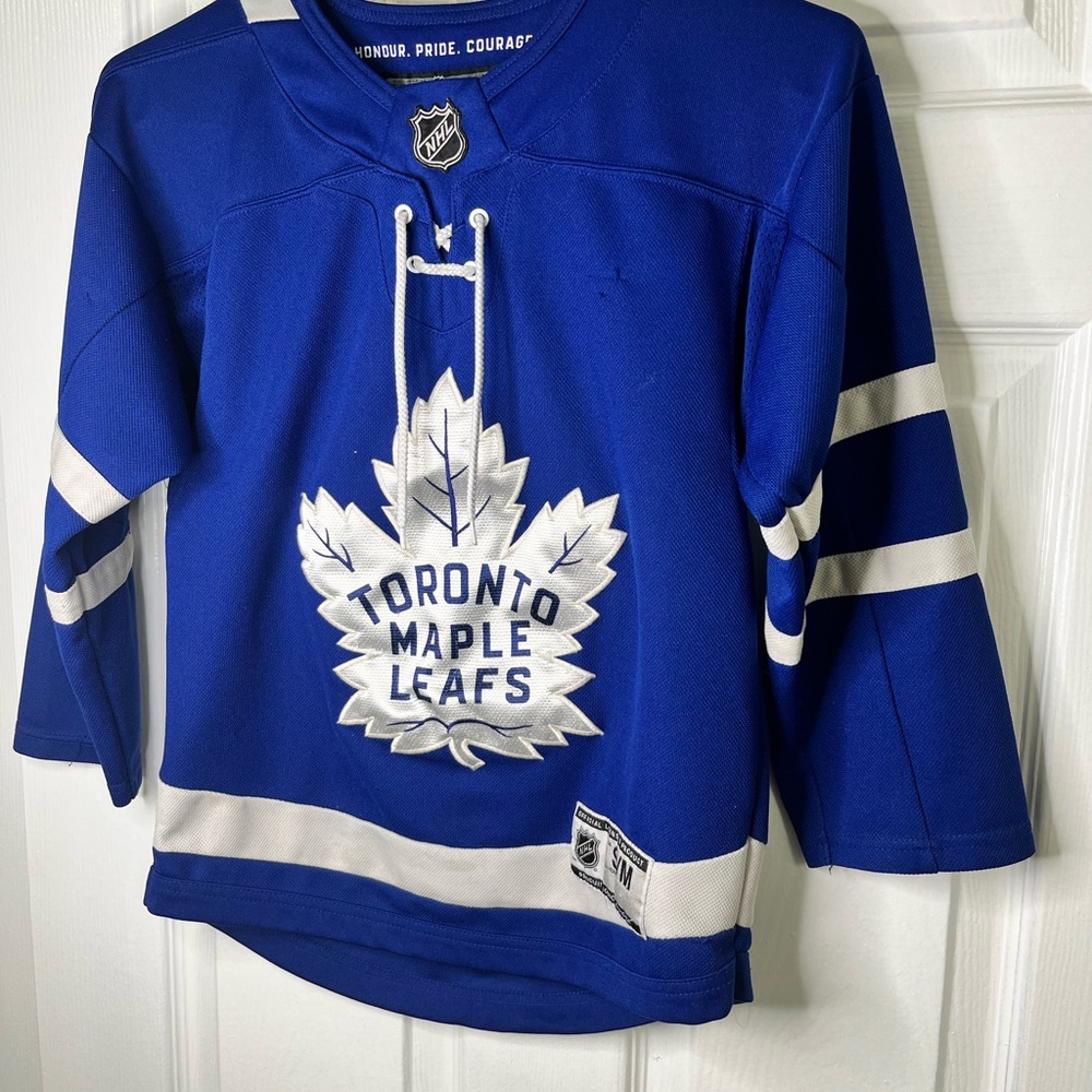 Toronto Maple Leafs Youth Small NHL Hockey Jersey Blue Kids S/M